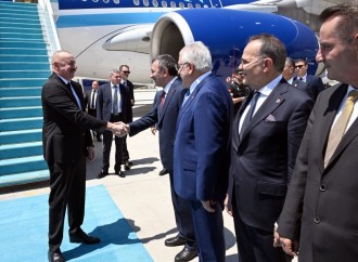 Prezident İlham Əliyev Ankaraya işgüzar səfərə gəlib