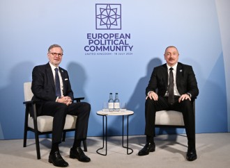 Prezident İlham Əliyev Oksfordda Çex Respublikasının Baş naziri Petr Fiala ilə görüşüb