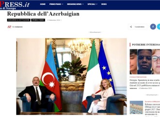İtaliya mediası Prezident İlham Əliyevin bu ölkəyə səfərini geniş işıqlandırıb