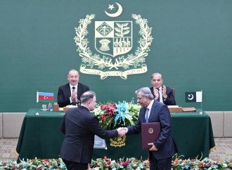 Prezident İlham Əliyevin iştirakı ilə Azərbaycan ilə Pakistan arasında imzalanmış sənədlərin mübadiləsi mərasimi olub