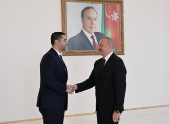 Prezident İlham Əliyev ATƏT-in fəaliyyətdə olan sədrinin başçılıq etdiyi nümayəndə heyətini qəbul edib 