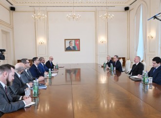 Prezident İlham Əliyev ATƏT-in fəaliyyətdə olan sədrinin başçılıq etdiyi nümayəndə heyətini qəbul edib 