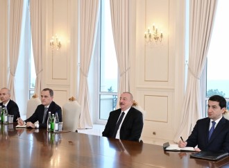 Prezident İlham Əliyev ATƏT-in fəaliyyətdə olan sədrinin başçılıq etdiyi nümayəndə heyətini qəbul edib 