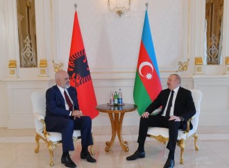 Prezident İlham Əliyevin Albaniyanın Baş naziri Edi Rama ilə təkbətək görüşü başlayıb