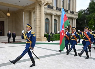 Tacikistan Prezidenti Emoməli Rəhmonun rəsmi qarşılanma mərasimi olub