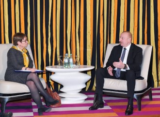 Münxendə Prezident İlham Əliyev ilə Avropa Yenidənqurma və İnkişaf Bankının prezidentinin görüşü olub