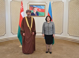 Sahibə Qafarova Oman Sultanlığının Şura Məclisinin sədri ilə görüşüb
