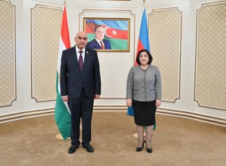 Milli Məclisin sədri Tacikistan Ali Məclisinin Nümayəndələr Palatasının sədri ilə görüşüb