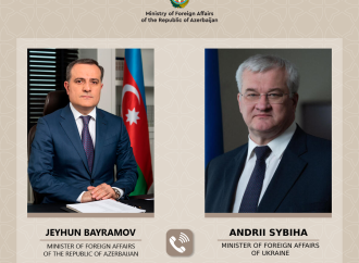 Azərbaycan və Ukrayna XİN rəhbərləri beynəlxalq təhlükəsizlik məsələlərini müzakirə edib