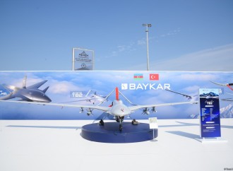 "Bayraktar TB2" zərbə PUA-sı ADEX-də nümayiş etdirilir