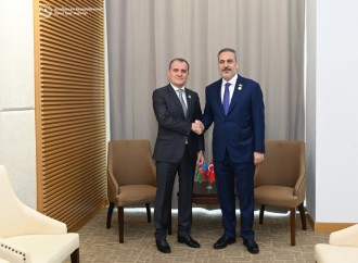 Ceyhun Bayramov Hakan Fidanla görüşüb