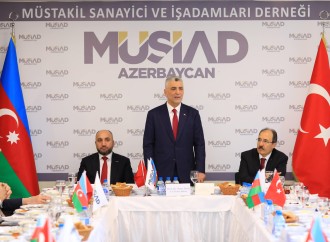 Türkiyənin Ticarət naziri Ömər Bolat MÜSİAD Azərbaycan ofisini ziyarət edib