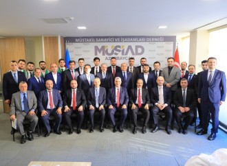 Türkiyənin Ticarət naziri Ömər Bolat MÜSİAD Azərbaycan ofisini ziyarət edib