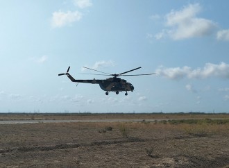 HHQ-nin helikopter bölmələri ilə təlim-məşq uçuşları keçirilib