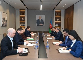 Ceyhun Bayramov Ukrayna Ali Radasının sədrinin müavini ilə görüşüb