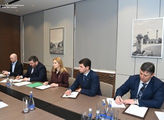 Ceyhun Bayramov Ukrayna Ali Radasının sədrinin müavini ilə görüşüb