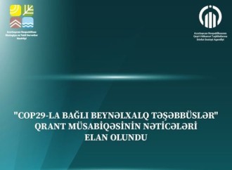 "COP29-la bağlı beynəlxalq təşəbbüslər" qrant müsabiqəsinin nəticələri elan olunub