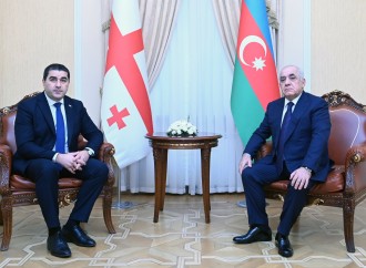 Baş nazir Əli Əsədov Gürcüstan parlamentinin sədri ilə görüşüb