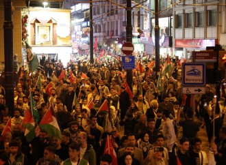 İstanbulda Fələstinə dəstək yürüşü keçirilib