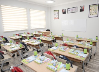 Heydər Əliyev Fondunun vitse-prezidenti Leyla Əliyeva Biləsuvar rayonunda yeni inşa edilən məktəbdə olub