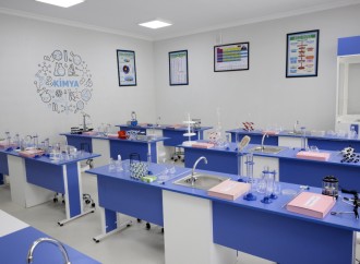 Heydər Əliyev Fondunun vitse-prezidenti Leyla Əliyeva Biləsuvar rayonunda yeni inşa edilən məktəbdə olub