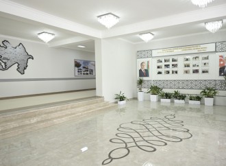 Heydər Əliyev Fondunun vitse-prezidenti Leyla Əliyeva Biləsuvar rayonunda yeni inşa edilən məktəbdə olub