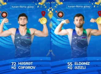 Azərbaycanın iki yunan-Roma güləşçisi reytinq turnirində qızıl medal qazanıb