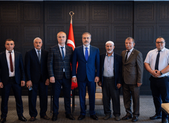Hakan Fidan Moskvada Axısqa türkləri ilə görüşüb