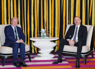 Münxendə Prezident İlham Əliyev ilə Dünya Bankının baş idarəedici direktorunun görüşü olub