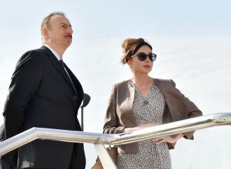 Prezident İlham Əliyev və Birinci xanım Mehriban Əliyeva Sea Breeze istirahət mərkəzində LANDAU Məktəbinin və The Grand apart hotelinin açılışında iştirak ediblər