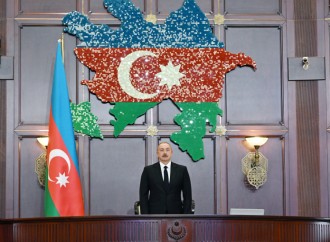Prezident İlham Əliyev yeddinci çağırış Azərbaycan Respublikası Milli Məclisinin ilk iclasında iştirak edir
