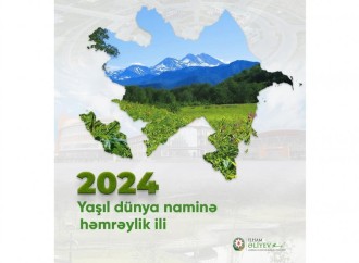 Prezident İlham Əliyev “2024 - Yaşıl dünya naminə həmrəylik ili” ilə əlaqədar paylaşım edib