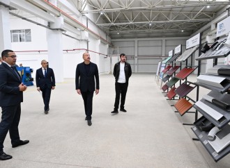 Prezident İlham Əliyev Ağdam Sənaye Parkında görülən işlərlə tanış olub, yeni zavodların açılışlarında iştirak edib