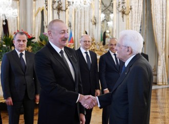 Prezident İlham Əliyevin Romada İtaliya Prezidenti ilə birgə işçi naharı başlayıb