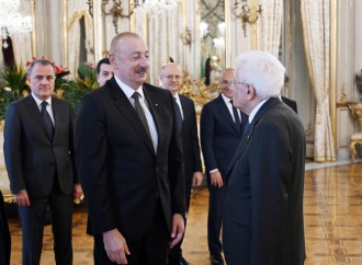Prezident İlham Əliyevin Romada İtaliya Prezidenti ilə birgə işçi naharı başlayıb