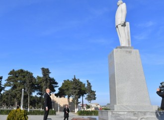 Prezident İlham Əliyev Neftçala rayonuna səfər edib