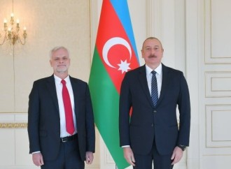 Prezident İlham Əliyev ABŞ-ın ölkəmizdə yeni təyin olunmuş səfirinin etimadnaməsini qəbul edib