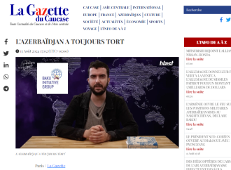 La Gazette du Caucase Fransız mediasında yayılan erməni miflərini ifşa edib