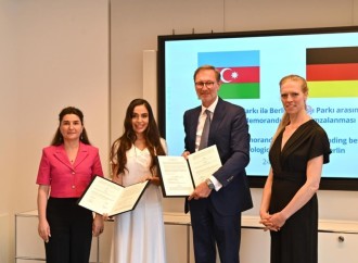 Heydər Əliyev Fondunun vitse-prezidenti Leyla Əliyeva Berlində işgüzar səfərdə olub
