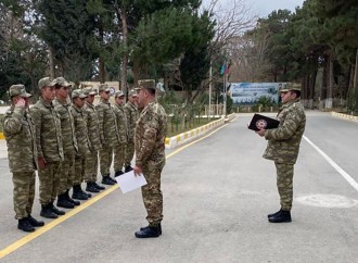 Xidmət müddəti başa çatmış hərbi qulluqçular tərxis olunub