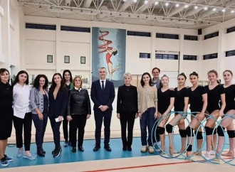 Bolqarıstanın gənclər və idman naziri Bakıda Milli Gimnastika Arenasını ziyarət edib