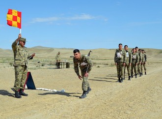 Azərbaycan Ordusunda hərbiləşdirilmiş kross birinciliyi keçirilib