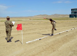 Azərbaycan Ordusunda hərbiləşdirilmiş kross birinciliyi keçirilib