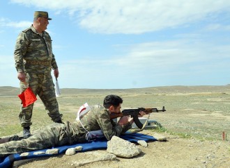 Azərbaycan Ordusunda hərbiləşdirilmiş kross birinciliyi keçirilib