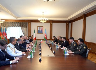 Zakir Həsənov italiyalı həmkarı ilə görüşüb