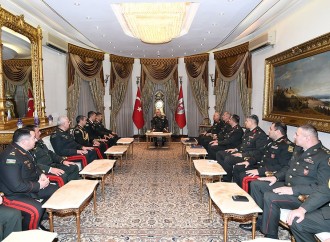 Azərbaycan Ordusunun yüksək rütbəli hərbi qulluqçuları Türkiyədədir