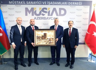 Türkiyənin Ticarət naziri Ömər Bolat MÜSİAD Azərbaycan ofisini ziyarət edib