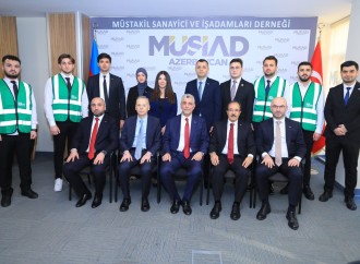 Türkiyənin Ticarət naziri Ömər Bolat MÜSİAD Azərbaycan ofisini ziyarət edib