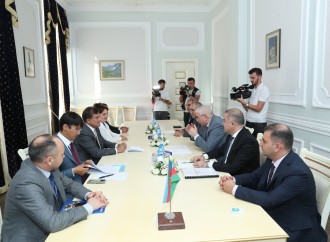 MSK sədri Türk Dövlətləri Təşkilatının nümayəndə heyəti ilə görüşüb