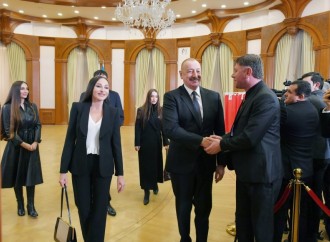 Prezident İlham Əliyev, Birinci xanım Mehriban Əliyeva və ailə üzvləri Xankəndidə səs veriblər